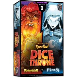 Dice Throne 1 Bárbaro vs Elfa lunar